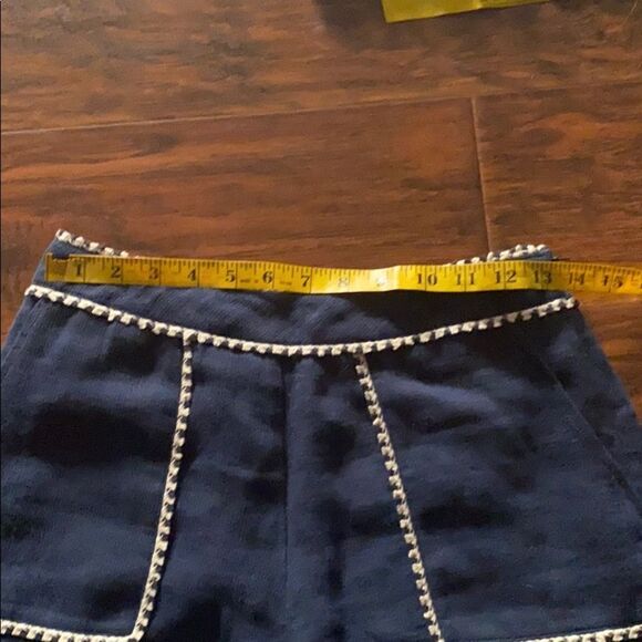 JOA Blue With White Detailing Shorts Boho Casual Feminine - Picture 7 of 9